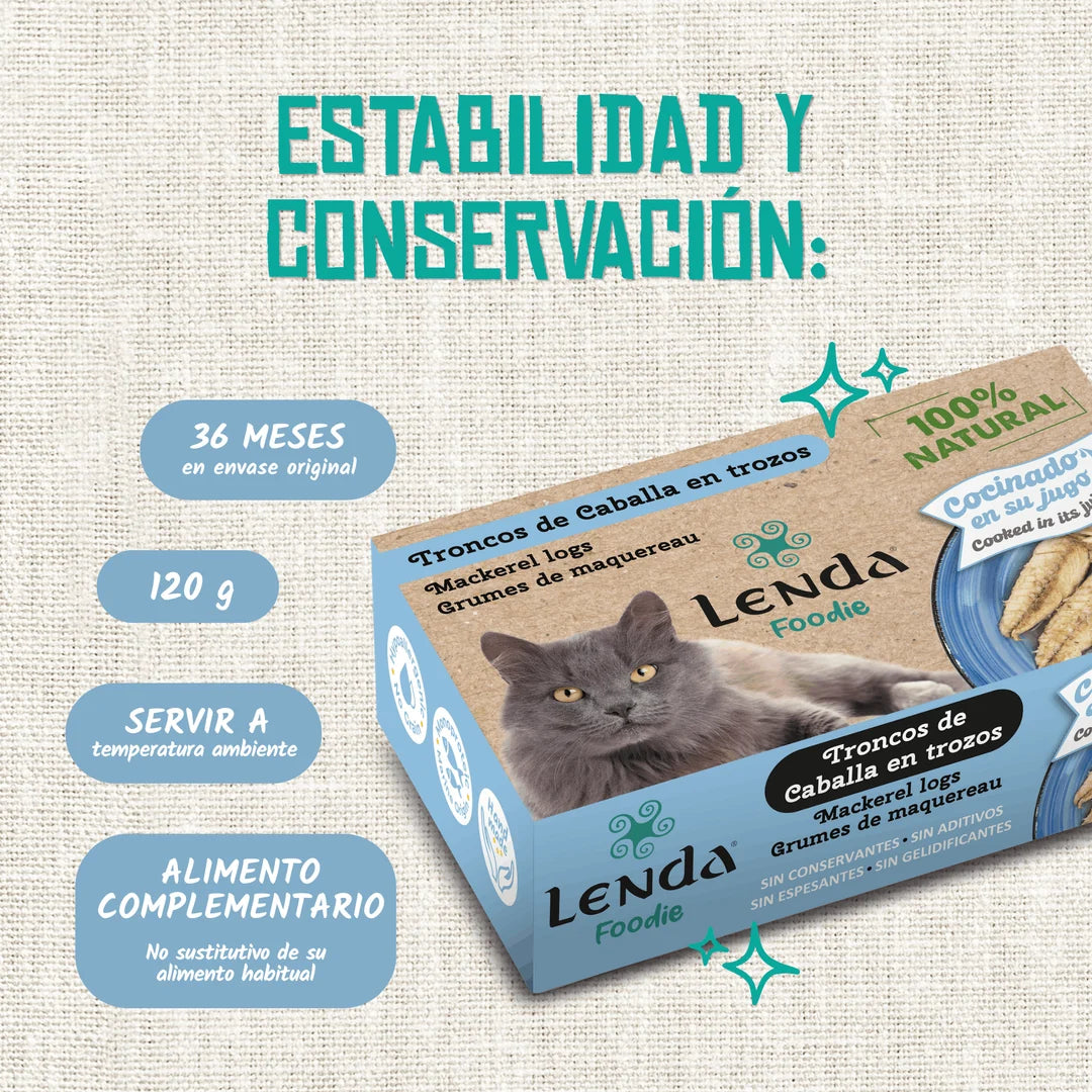 Lenda Foodie Cat Caballa en Trozos | Comida Húmeda Gatos