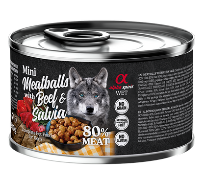 Alpha Spirit Albóndigas para perros (200 g y 400 g)