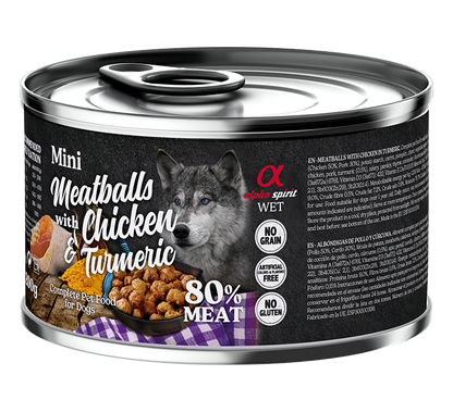 Alpha Spirit Albóndigas para perros (200 g y 400 g)