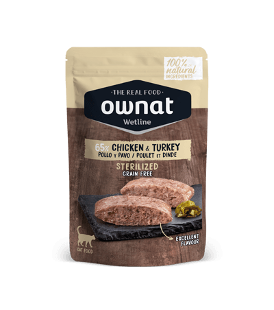 OWNAT WETLINE STERILIZED Chicken & Turkey (CAT) 85g
