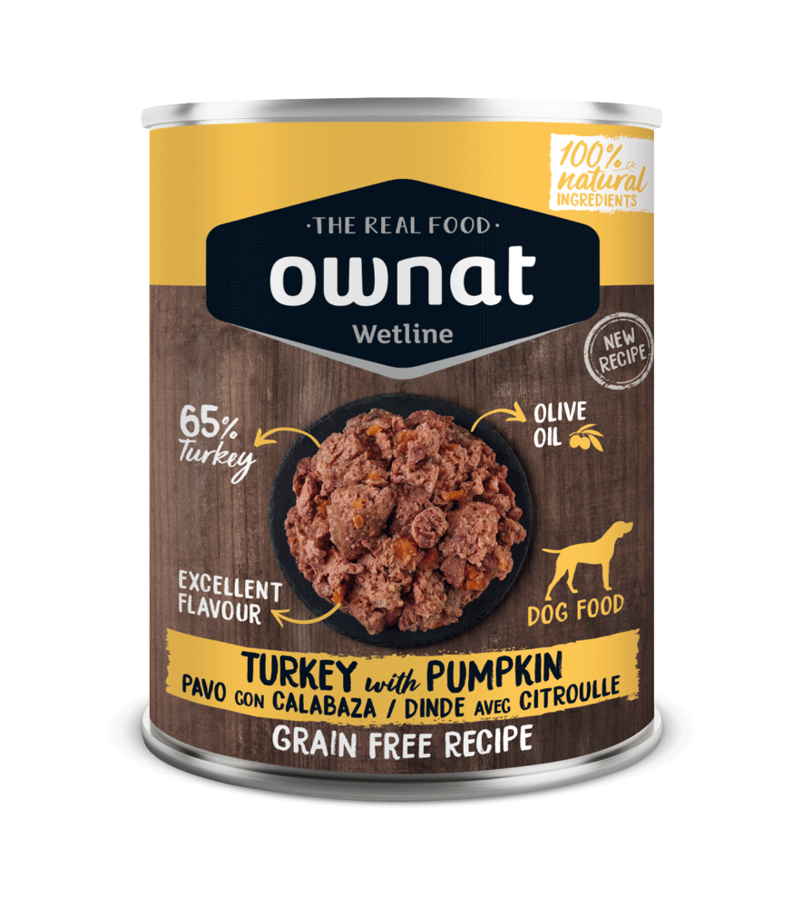 OWNAT WETLINE Turkey with Pumpkin (DOG) 395g