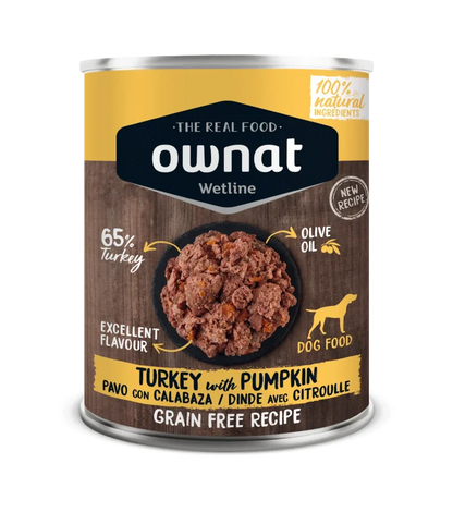 OWNAT WETLINE Turkey with Pumpkin (DOG) 395g