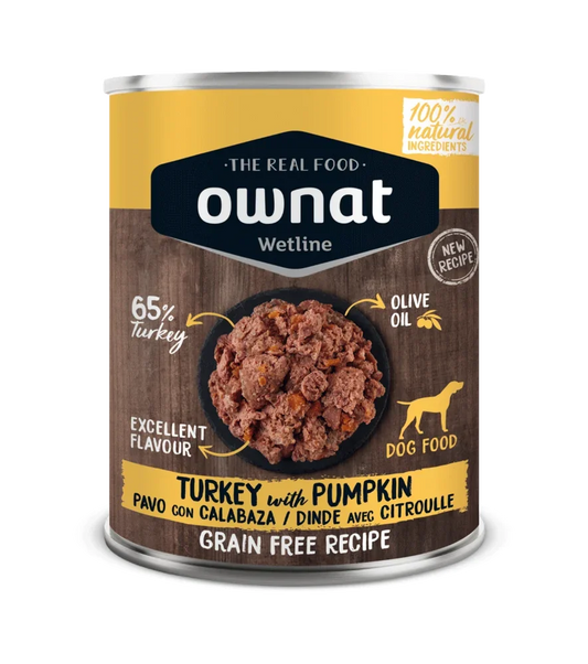 OWNAT WETLINE Turkey with Pumpkin (DOG) 395g