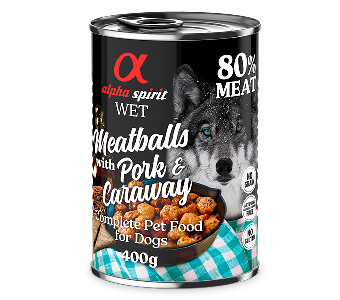 Alpha Spirit Albóndigas para perros (200 g y 400 g)