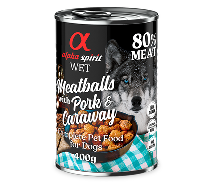 Alpha Spirit Albóndigas para perros (200 g y 400 g)