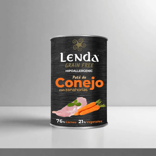 enda Wet Conejo con Zanahorias | Comida Húmeda Natural