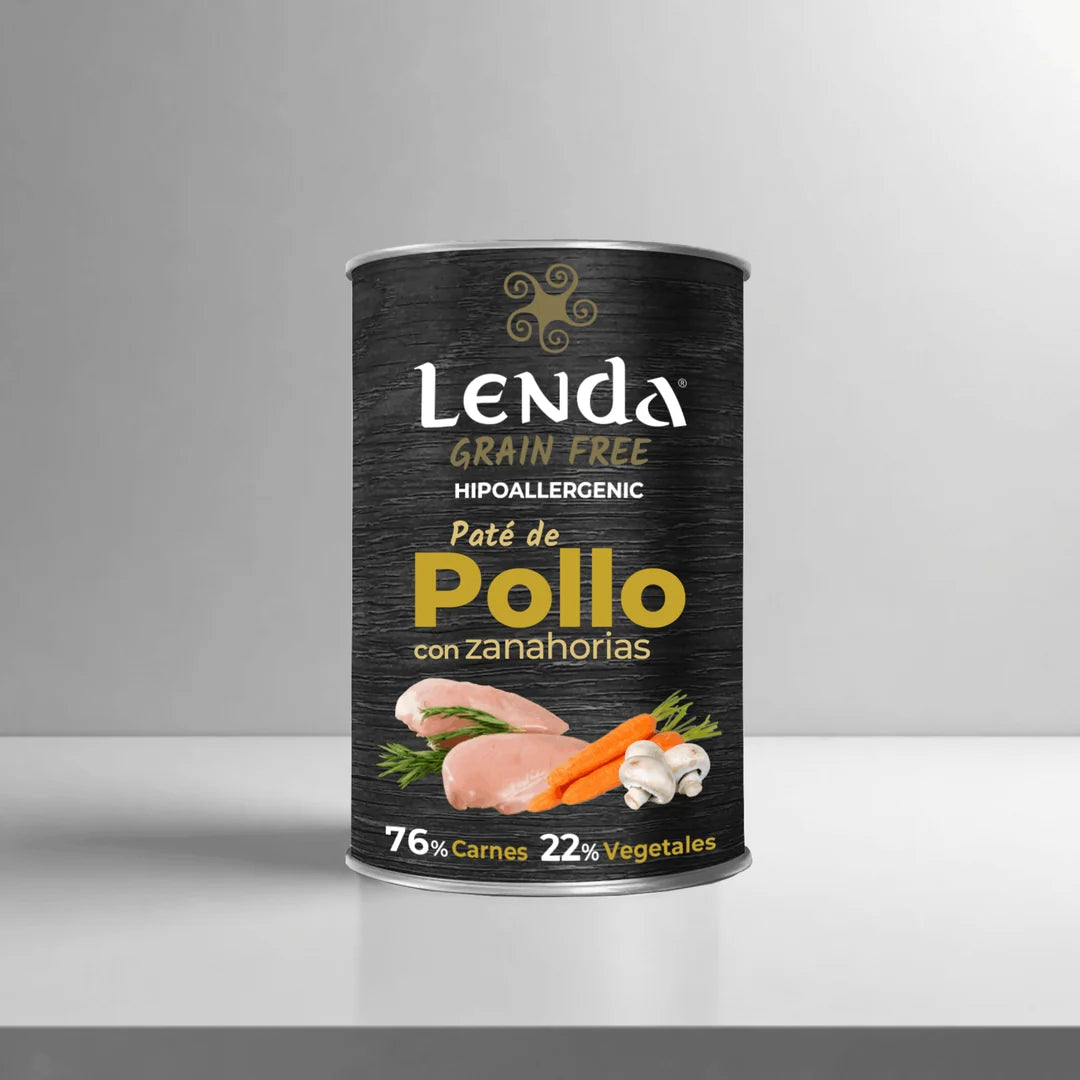 Lenda Wet Pollo con Zanahorias | Comida Húmeda Natural