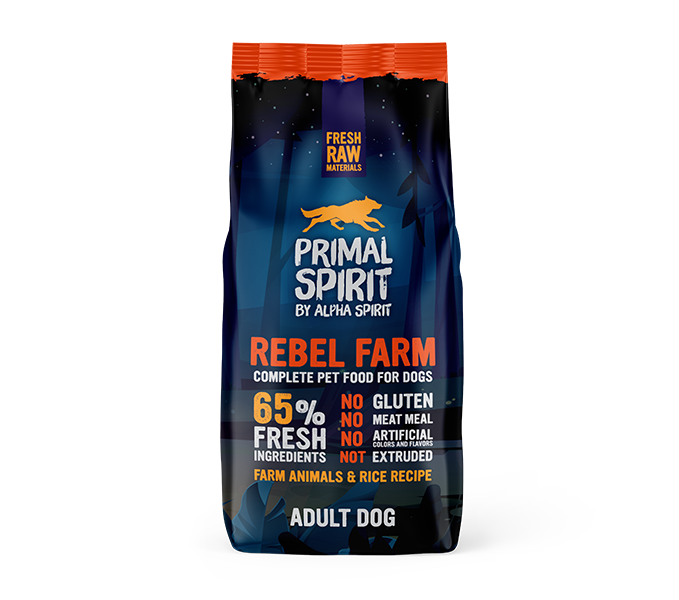 Primal Spirit 65% Rebel Farm pienso para perros