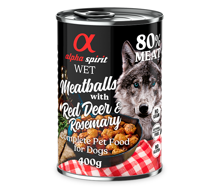 Alpha Spirit Albóndigas para perros (200 g y 400 g)
