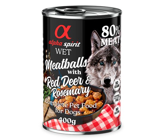 Alpha Spirit Albóndigas para perros (200 g y 400 g)