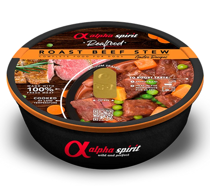 Estofados Real Food 280g Alpha Spirit en cazuela | Comida Húmeda Gourmet