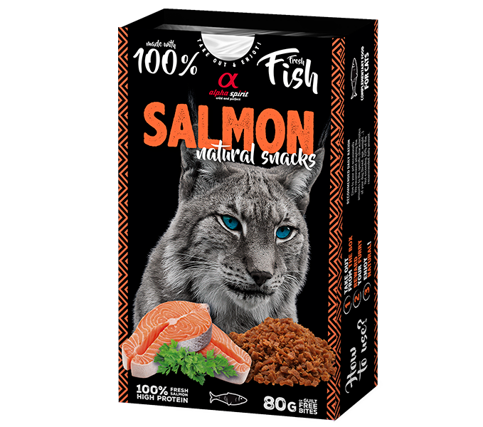 Alpha Spirit Natural Snack para gatos 80 g