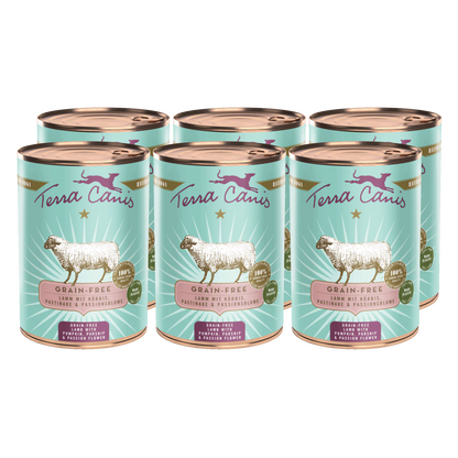 Terra Canis GRAIN-FREE Cordero con calabaza, chirivía y flor de la pasión