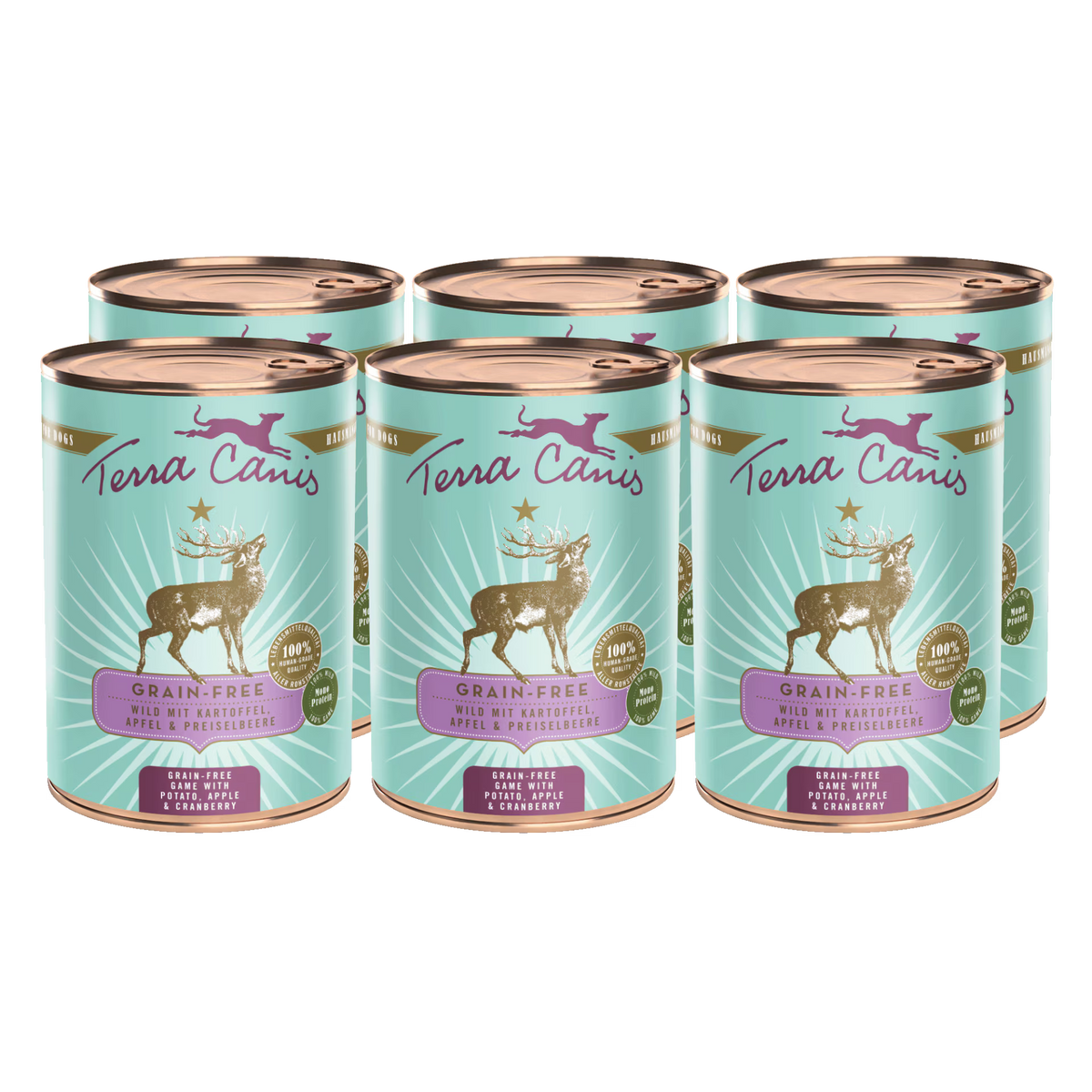 Terra Canis GRAIN-FREE Venado con patata, manzana y arándanos rojos