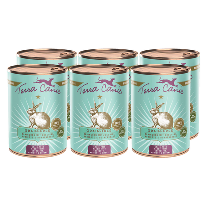 Terra Canis GRAIN-FREE Conejo con calabacín, albaricoque y ajedrea