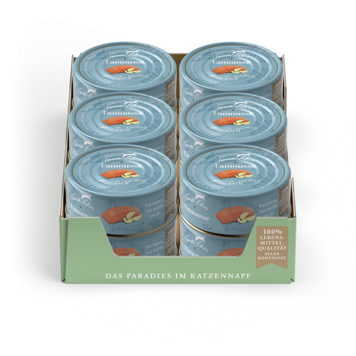 Terra Felis Famousse Salmón 12 x 80 g