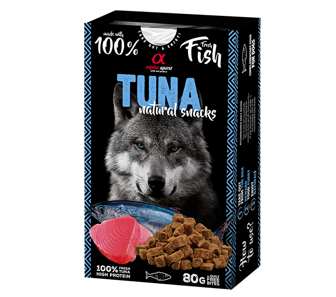 Alpha Spirit Natural Snack para perros 80 g