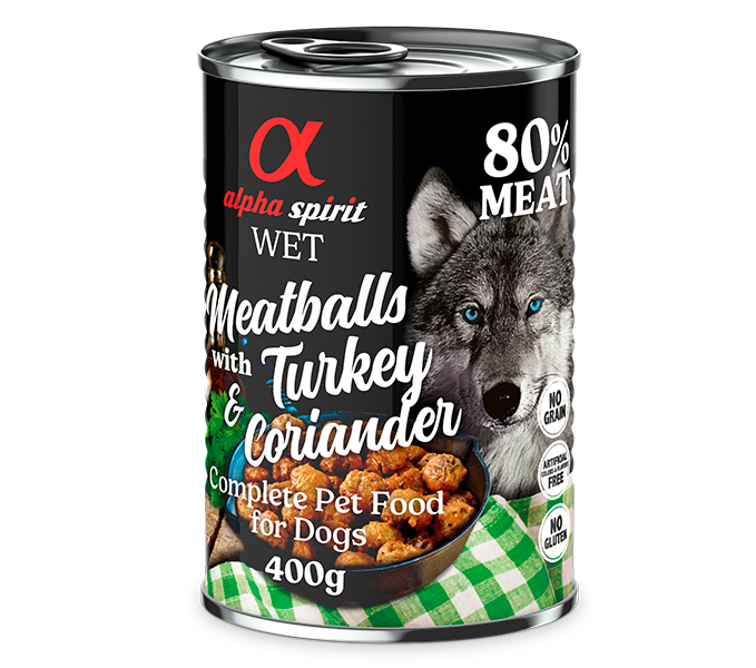 Alpha Spirit Albóndigas para perros (200 g y 400 g)