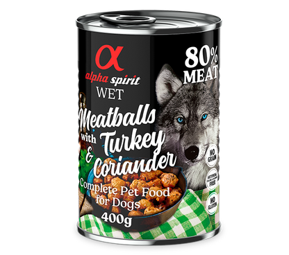 Alpha Spirit Albóndigas para perros (200 g y 400 g)