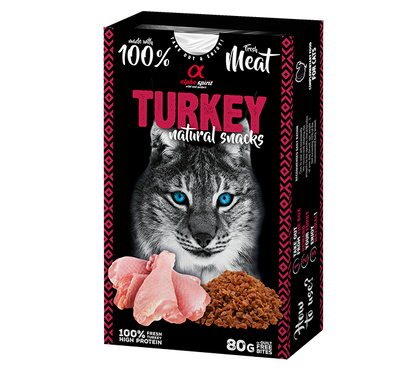 Alpha Spirit Natural Snack para gatos 80 g