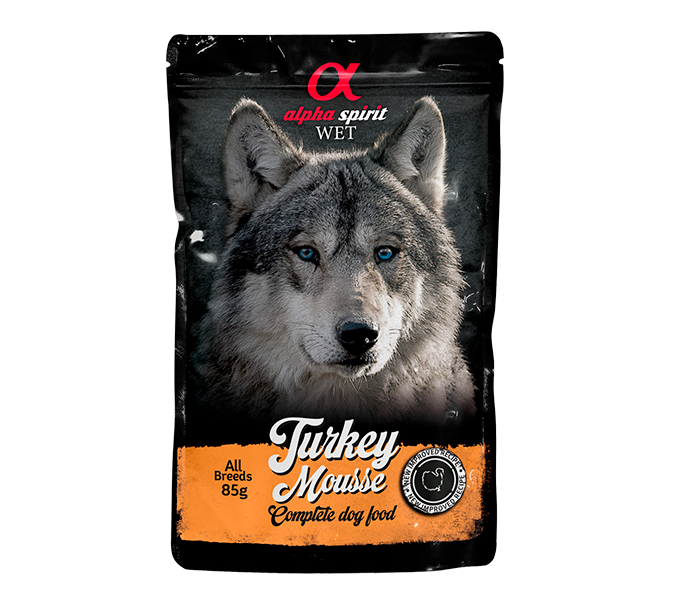 Alpha Spirit Mousse para perros (85 g y 300 g)