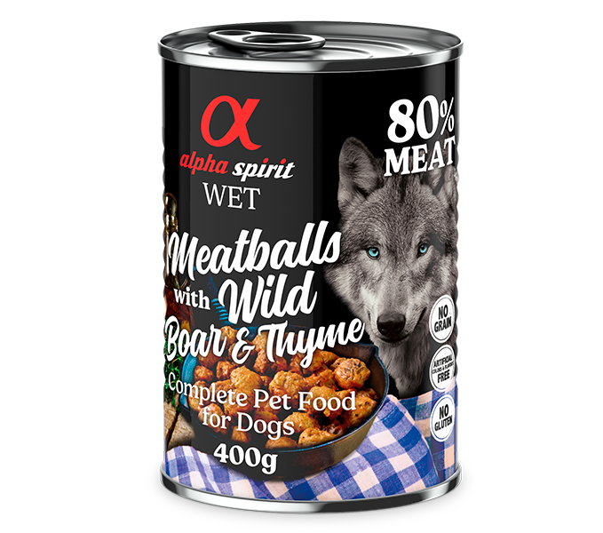 Alpha Spirit Albóndigas para perros (200 g y 400 g)