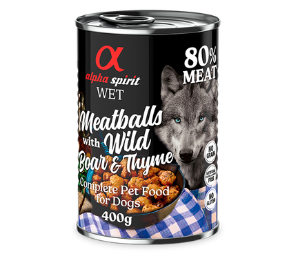 Alpha Spirit Albóndigas para perros (200 g y 400 g)