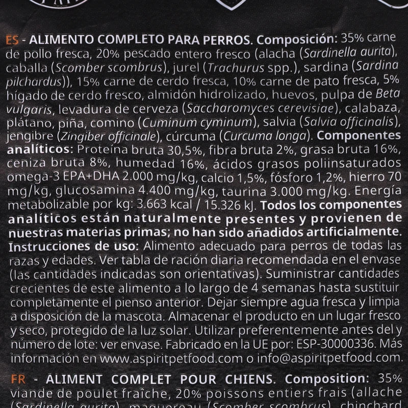 Alpha Spirit The Only One Multiprotein Pienso para Perros Adultos