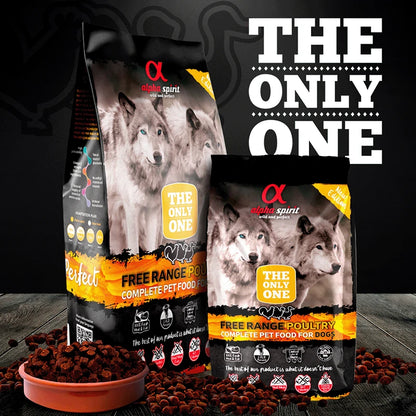 Alpha Spirit Pienso para perros Free Range Poultry con Aves de corral