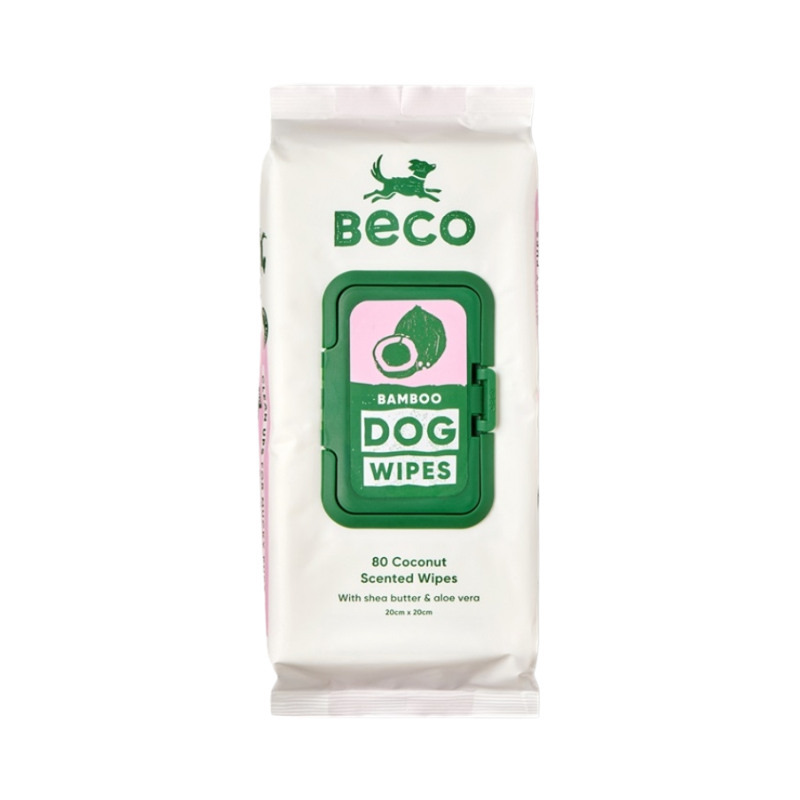 Toallitas de Bambú para Perros y Gatos Beco Pets| Biodegradables e Hipoalergénicas