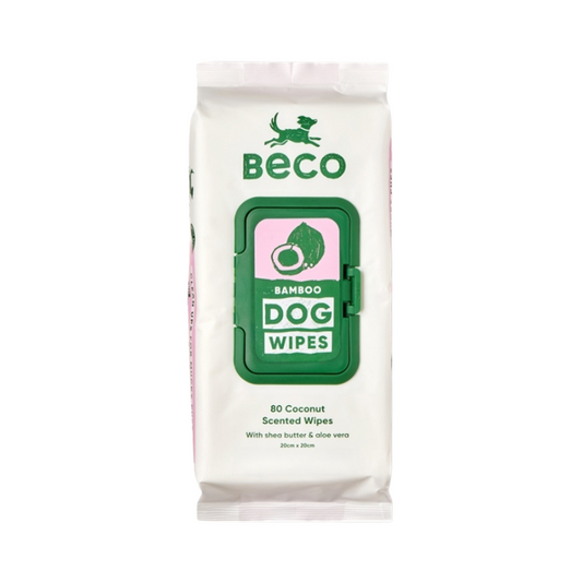 Toallitas de Bambú para Perros y Gatos Beco Pets| Biodegradables e Hipoalergénicas