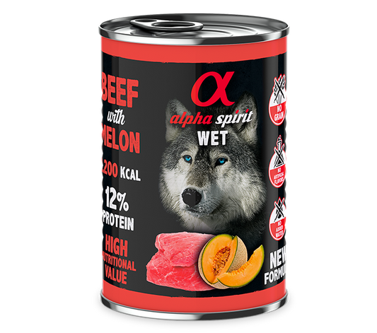 Alpha Spirit Paté con fruta para perros – lata 400 g