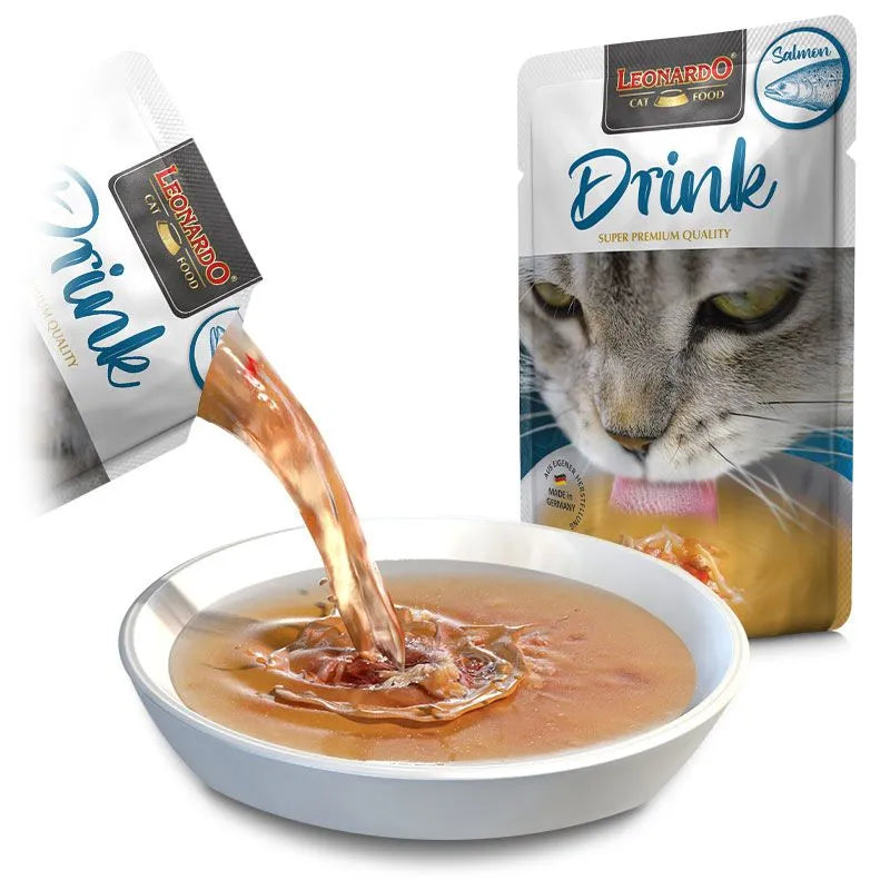 LEONARDO Drinks Salmón– Bebida  hidratación de Pato para Salmón