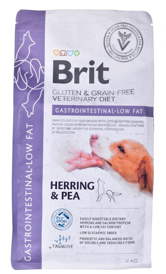 Brit GF Veterinary Diets Gastrointestinal Low Fat para perros
