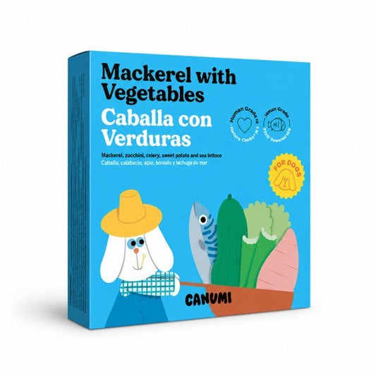 Canumi Caballa con verduras y algas para perros, 250 g