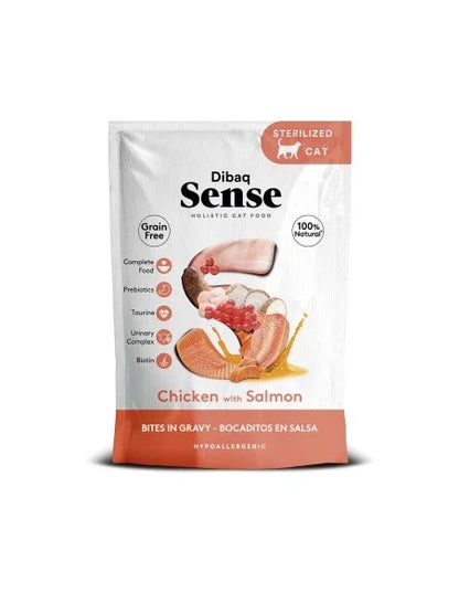 Dibaq Sense Bocaditos en salsa Pollo con Salmón