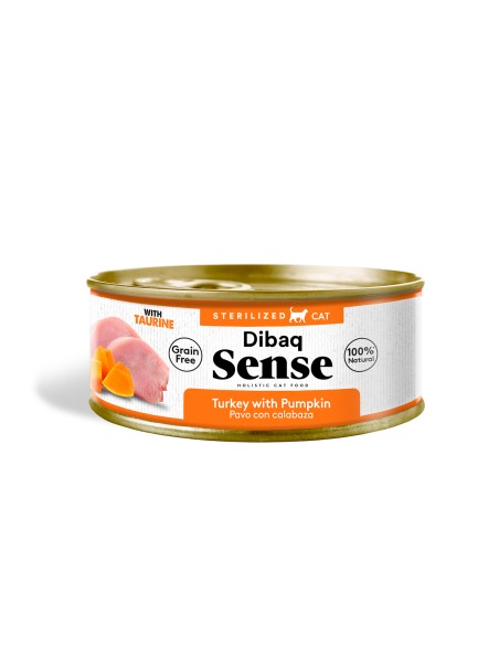 Dibaq Sense Cat Esterilizado Pavo con Calabaza