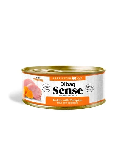 Dibaq Sense Cat Esterilizado Pavo con Calabaza