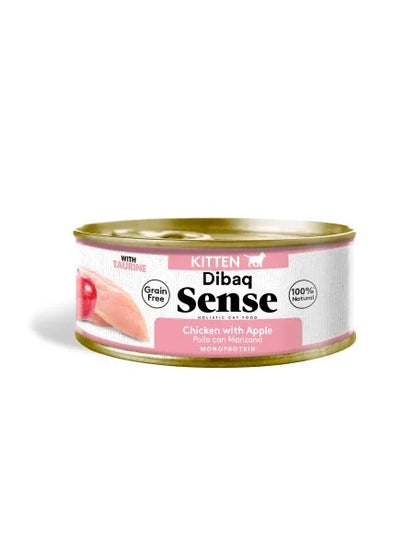 Dibaq Sense Gatito Pollo con Manzana