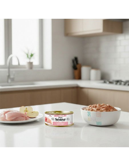 Dibaq Sense Gatito Pollo con Manzana