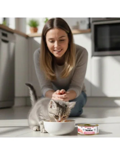 Dibaq Sense Gatito Pollo con Manzana