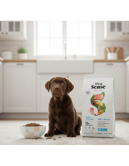 Dibaq Sense Grain Free Salmón y Pavo Cachorro