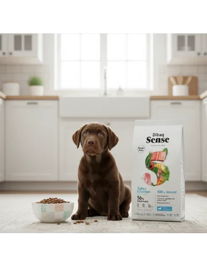 Dibaq Sense Grain Free Salmón y Pavo Cachorro