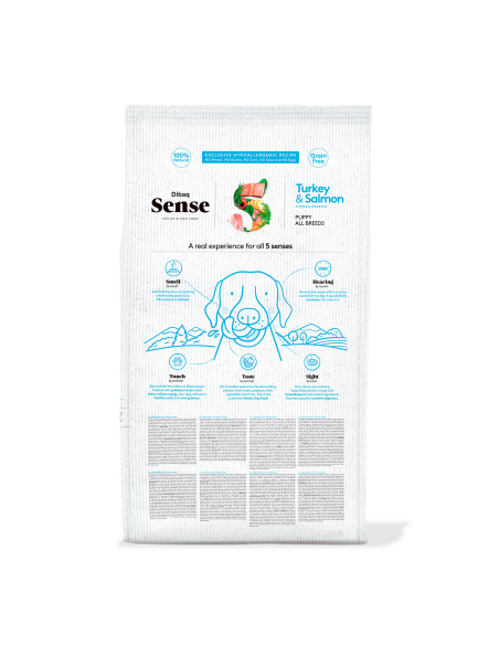 Dibaq Sense Grain Free Salmón y Pavo Cachorro