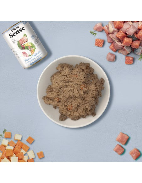 Dibaq Sense Salmón y Pavo Cachorros