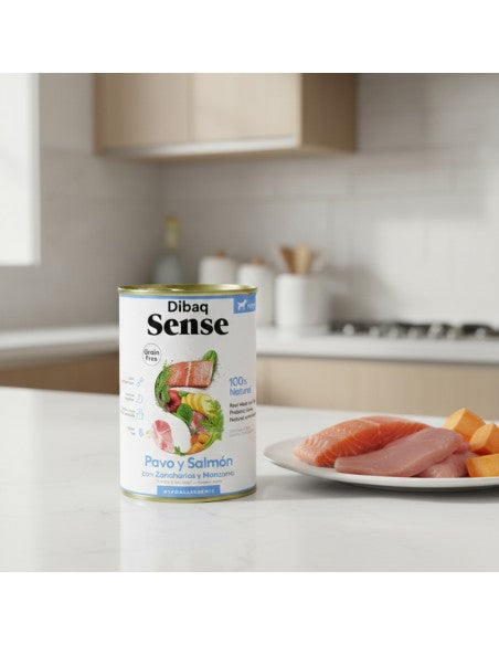 Dibaq Sense Salmón y Pavo Cachorros