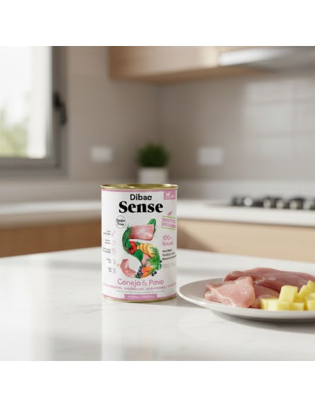 Dibaq Sense Sensitive Conejo y Pavo