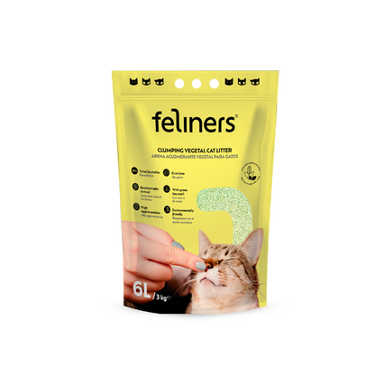 Arena Vegetal Aglomerante Feliners de Maíz y Té Verde