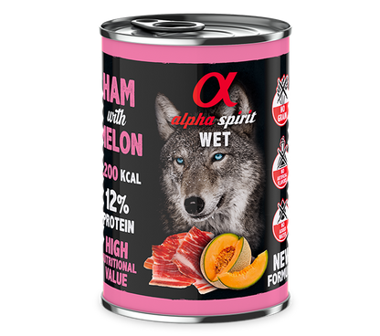 Alpha Spirit Paté con fruta para perros – lata 400 g