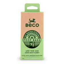 Bolsas Reciclables para Excrementos Beco Pets Ecológicas y Extra Resistentes